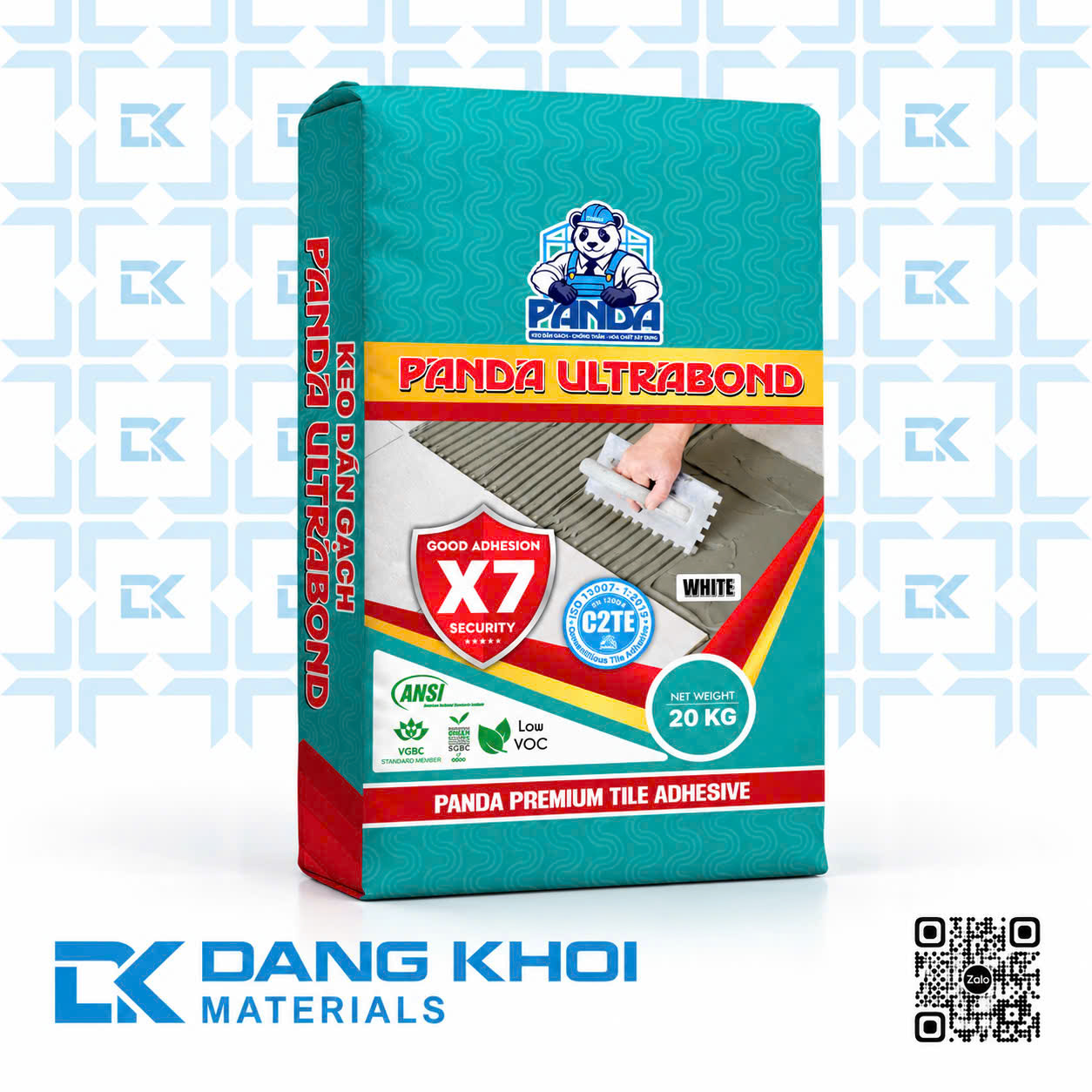 Keo dán gạch Panda UltraBond (White)
