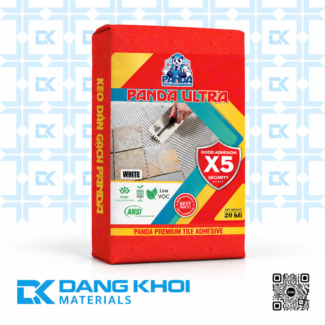 Keo dán gạch Panda Ultra (White)